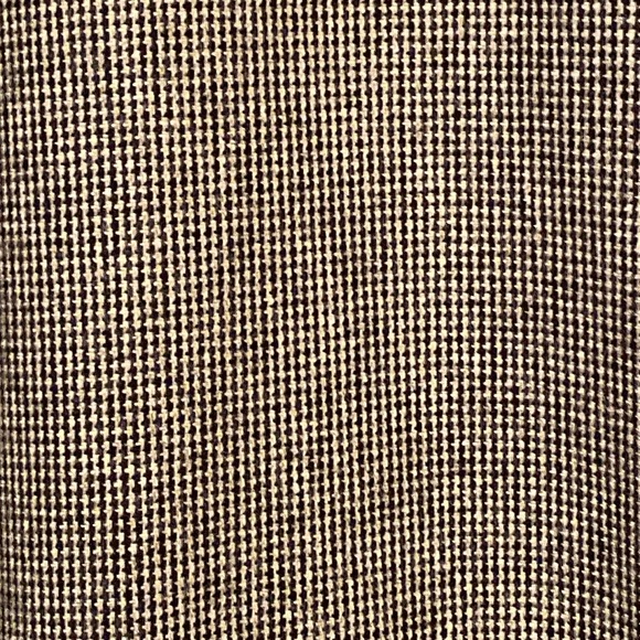 Joan Leslie Vintage Black & White Houndstooth Wool Button-Down Dress size 12 - Picture 9 of 12